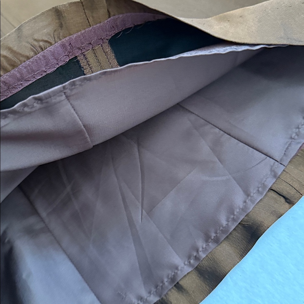 {VTG} Vera Wang | Strapless Bronze Taffetta Dress (6) - Picture 7 of 16